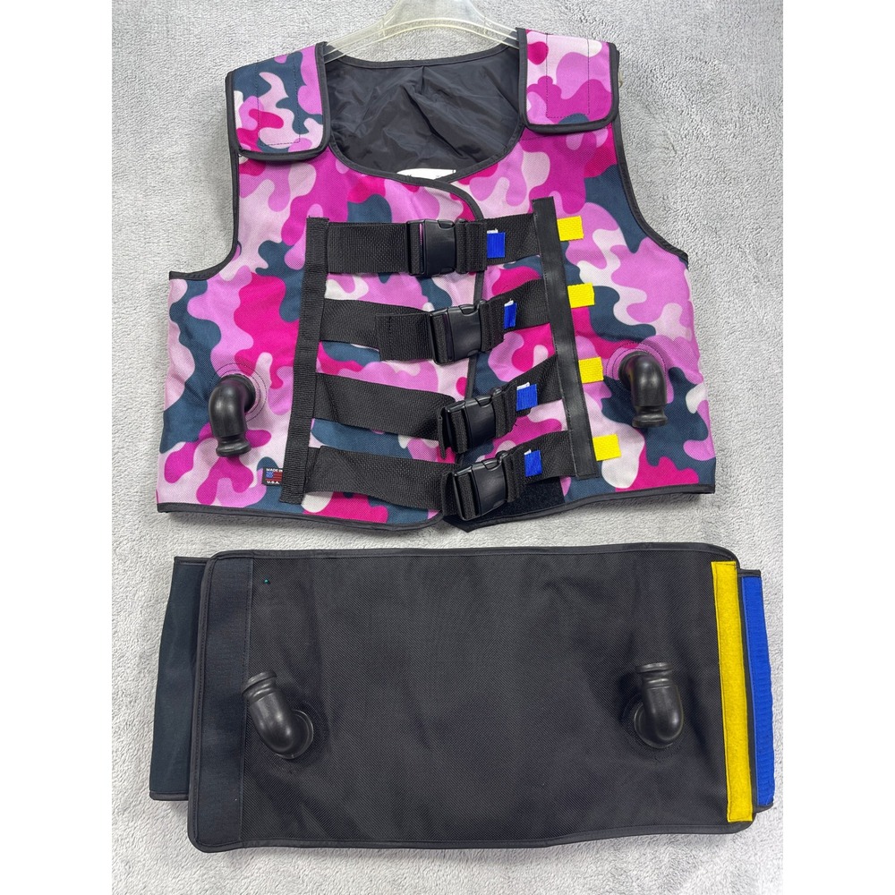 Philips InCourage HFCWO Therapy Vest Size 46 Pink Camo PN 724652-007 RespirTech